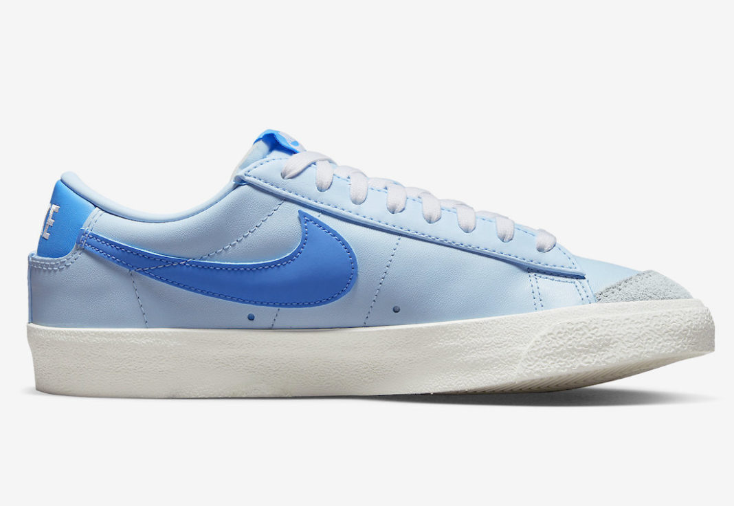 low top blue blazers