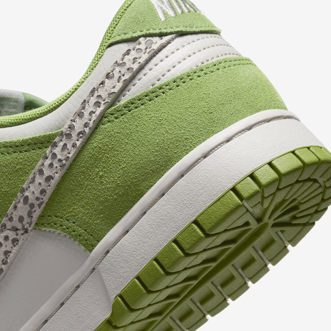 Official Photos of the Nike Dunk Low Safari Swoosh “Chlorophyll” - Now ...