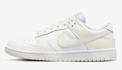 Nike Dunk Low White Sail official release dates 2022