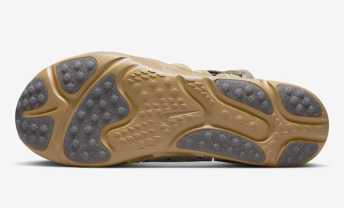 Nike Sportswear continues their original versions of the Enigma Stone Seafoam Elemental Gold CW3203-002 Release Date