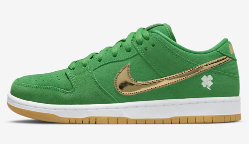 Nike SB Dunk Low St Patricks Day official release dates 2022