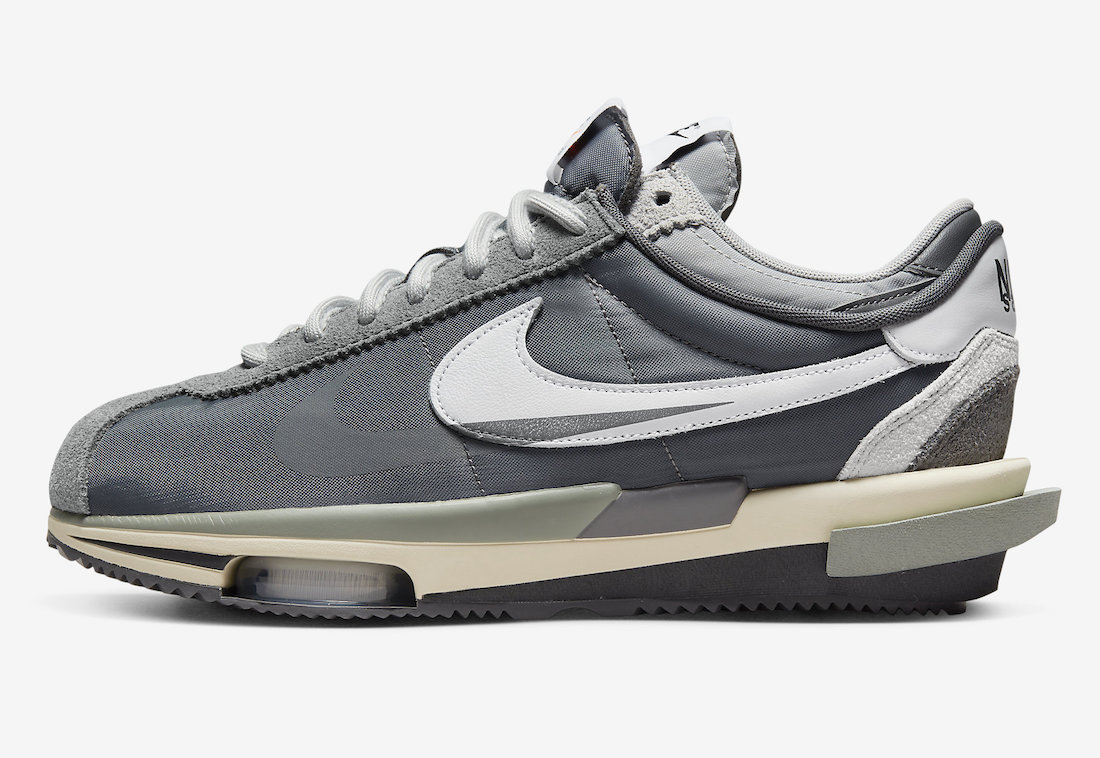 Sacai Nike Cortez 4.0 Grey DQ0581-001 Release Date