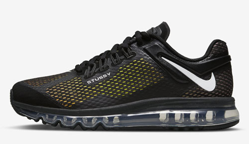 Stussy Nike Air Max 2013 Black official release dates 2022