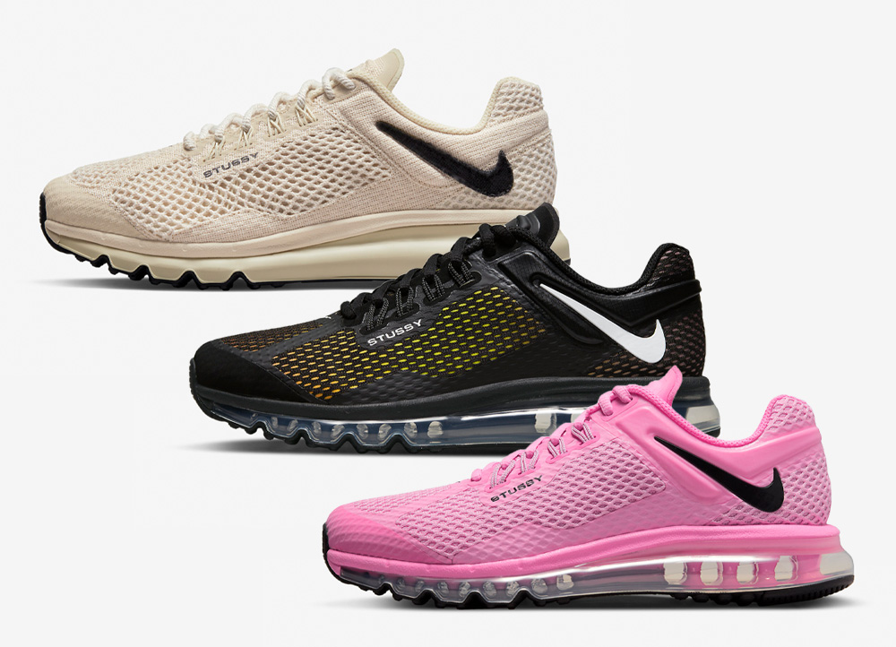 Stussy Nike Air Max 2013 Fossil Pink Black Release Date
