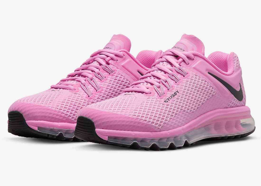Stussy Nike Air Max 2013 Pink DR2601 600 Release Date 4