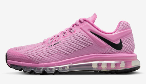 Stussy Nike Air Max 2013 Pink official release dates 2022
