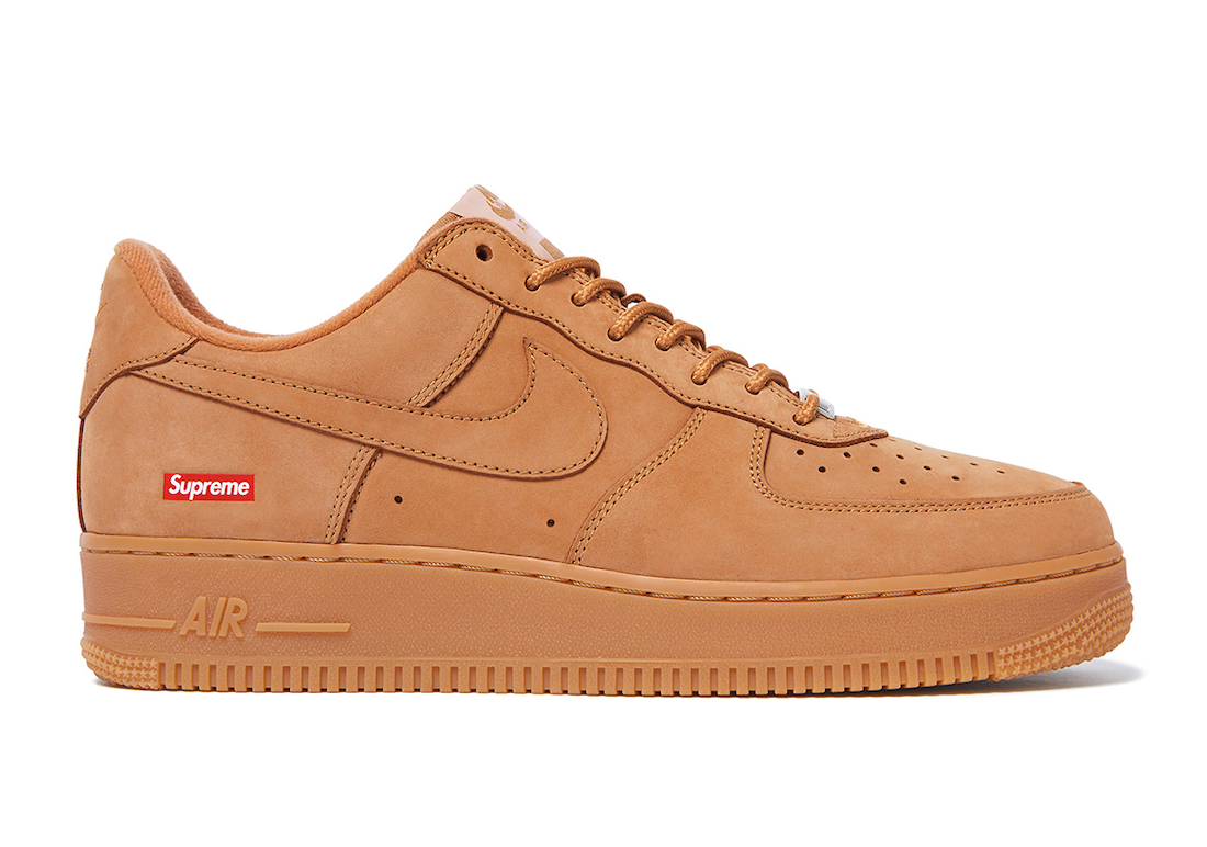 Supreme Nike Air Force 1 Low Flax Wheat DN1555-200 Release Date