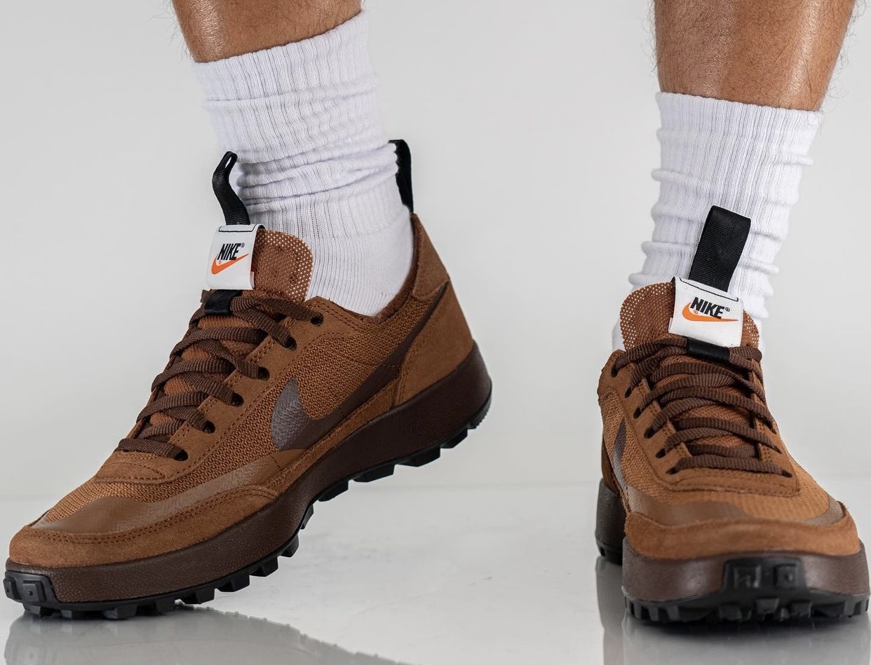 Tom Sachs x NikeCraft General Purpose Shoe Brown DA6672 201 Release Date On Feet 5
