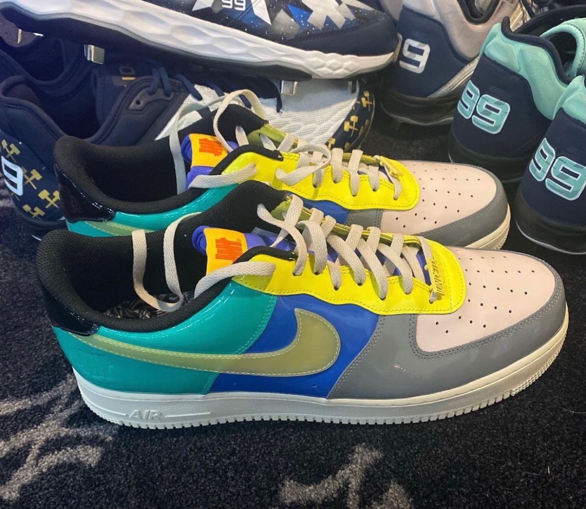 Undefeated Nike Air Force 1 Low Multi Patent