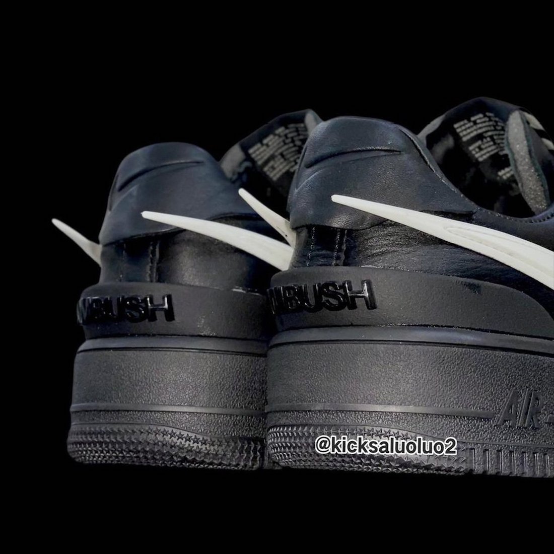 AMBUSH Nike Air Force 1 Low Black DV3464-001 Release Date