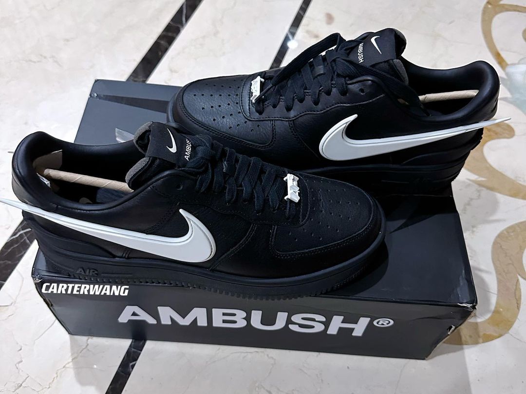 AMBUSH Nike Air Force 1 Low Black DV3464-001 Release Date