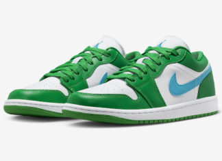 Air Jordan 1 Low Lucky Green Aquatone DC0774-304 Release Date