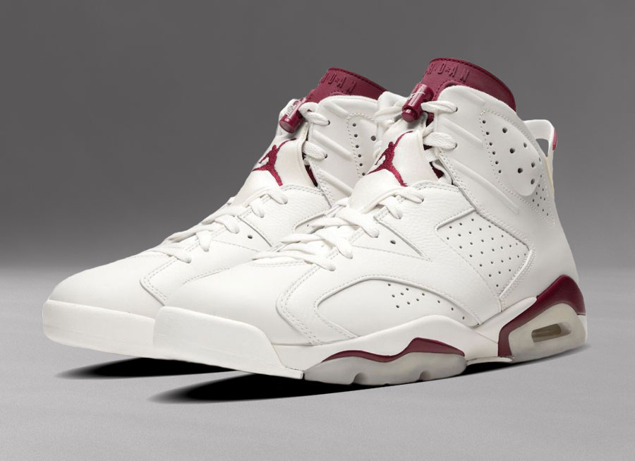 black maroon grey jordan 6