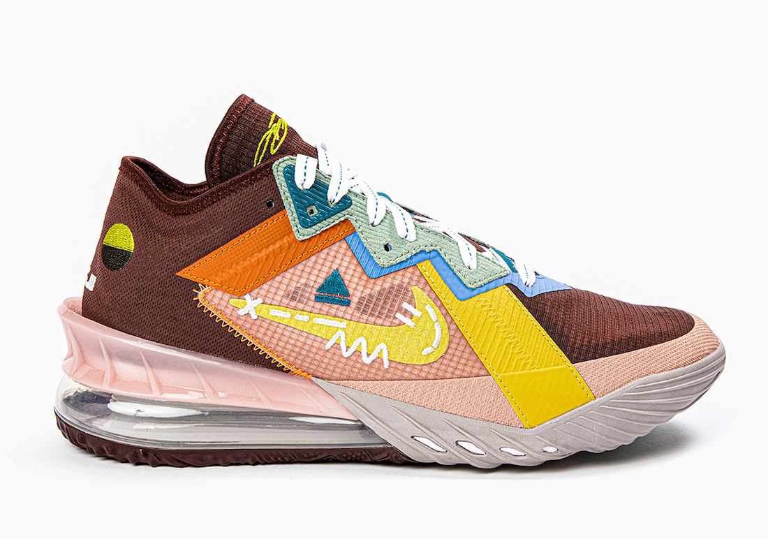 Mimi Plange x Nike LeBron 18 Low Scarred Perfection Mad King Release Date | SBD