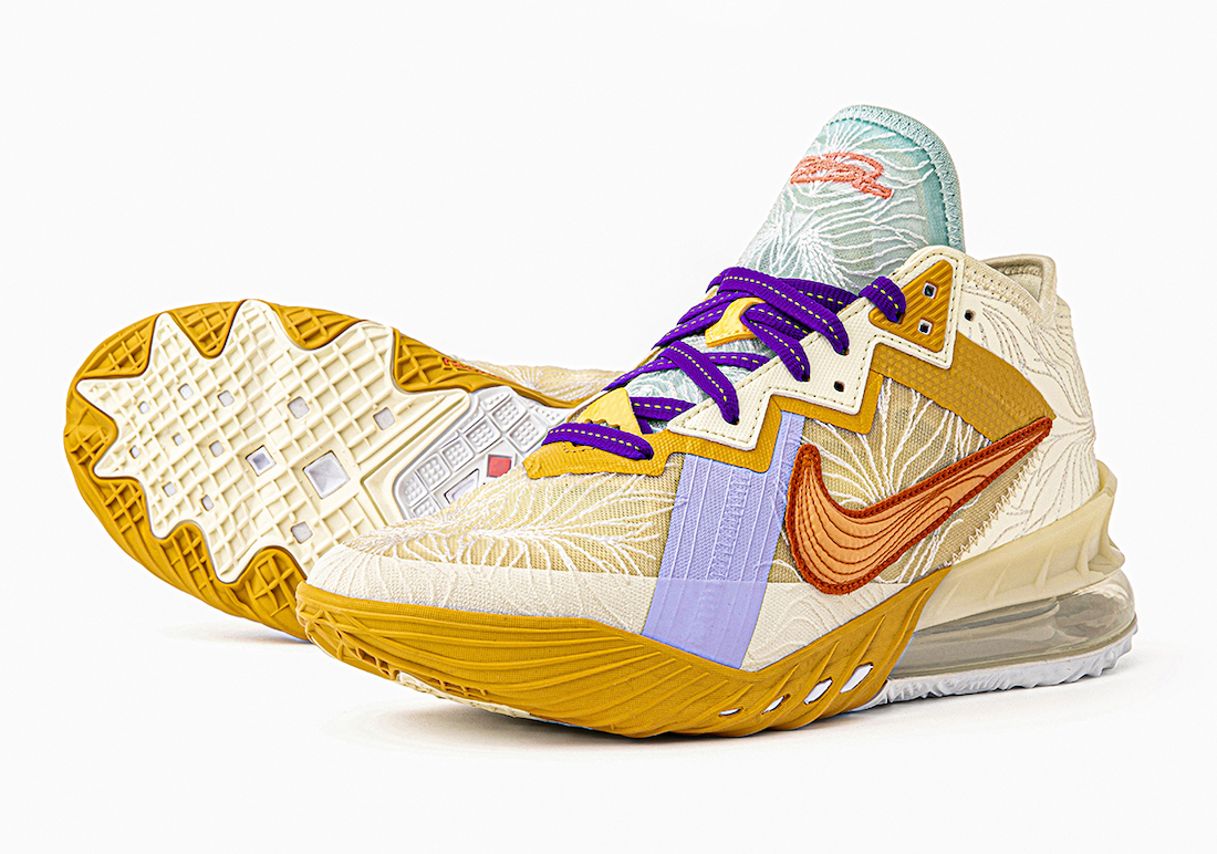 Mimi Plange Nike LeBron 18 Low Scarred Perfection Release Date