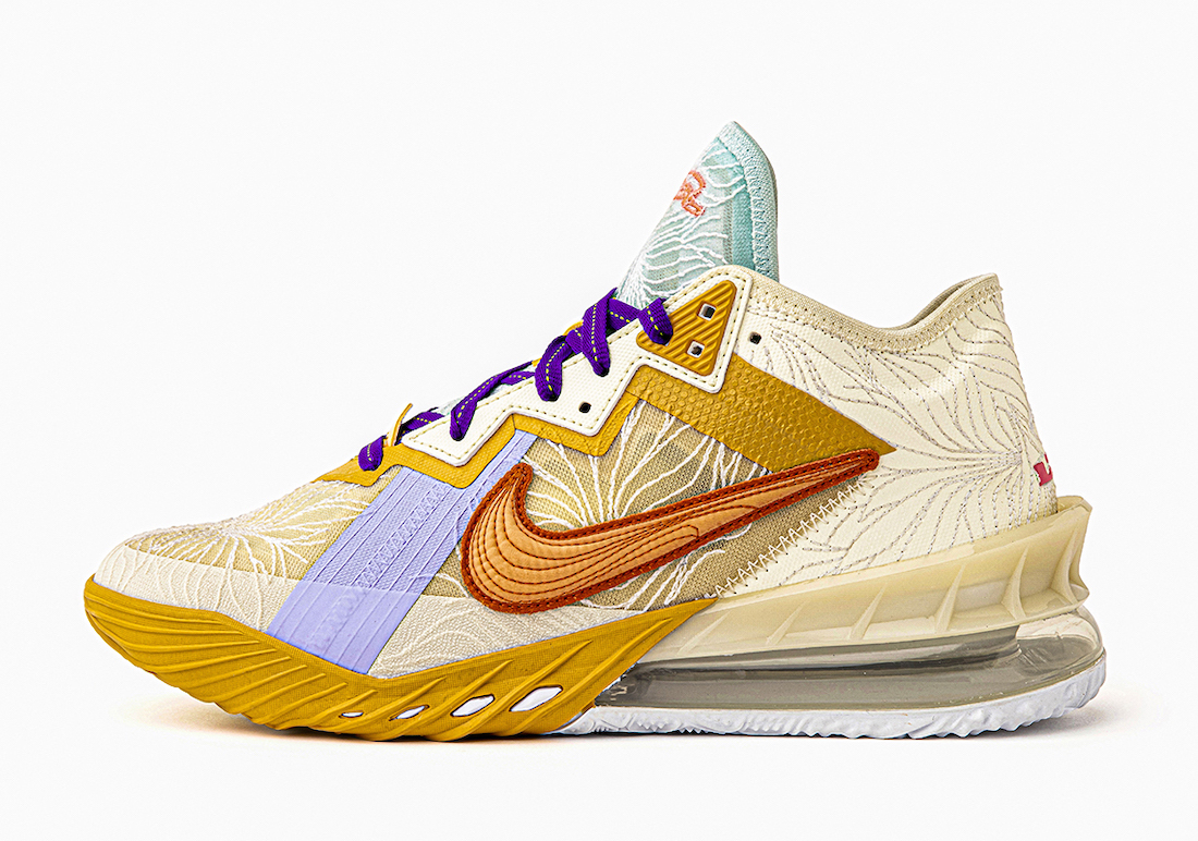 Mimi Plange Nike LeBron 18 Low Scarred Perfection Release Date