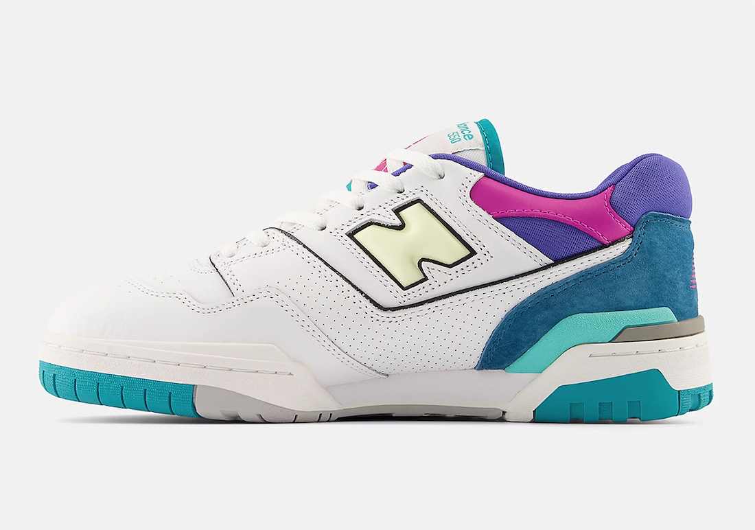 New Balance 550 White Teal Pink Release Date