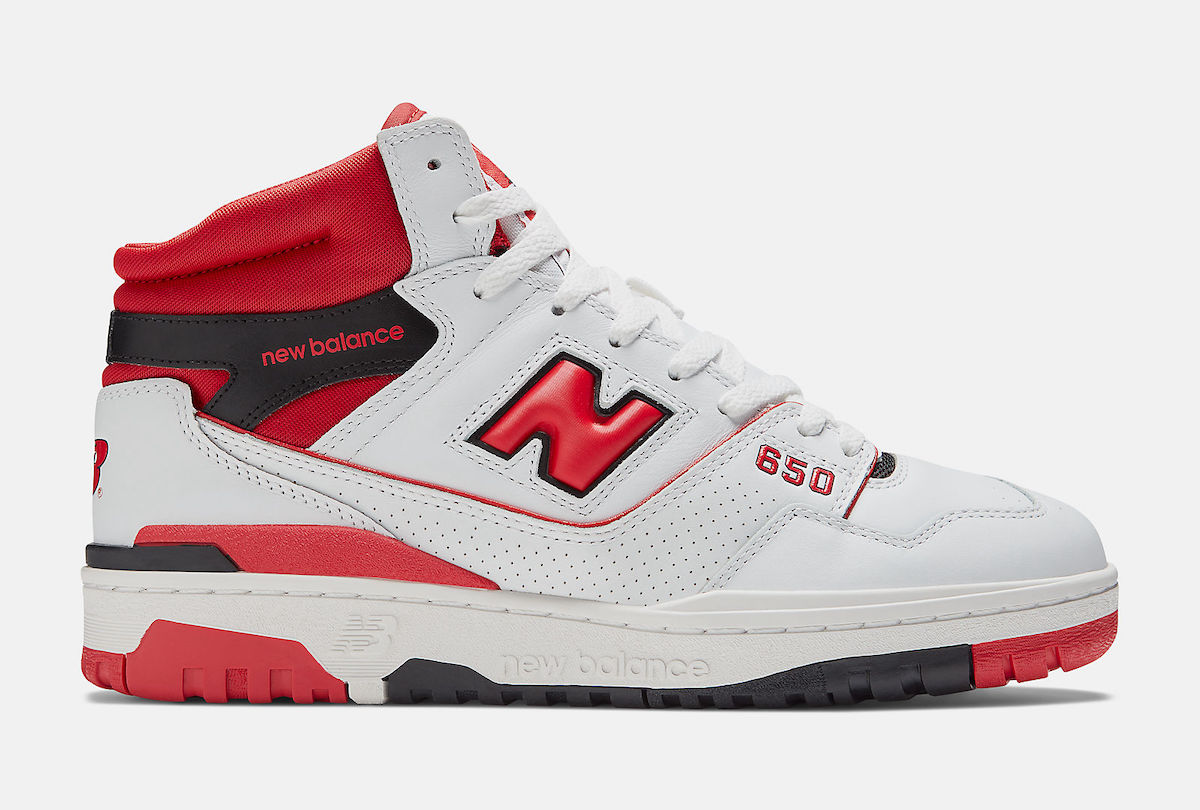 New Balance 650 White Red BB650RWR Release Date