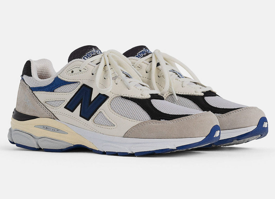 New Balance 990v3 Made in USA White Blue M990WB3 Release Date Price