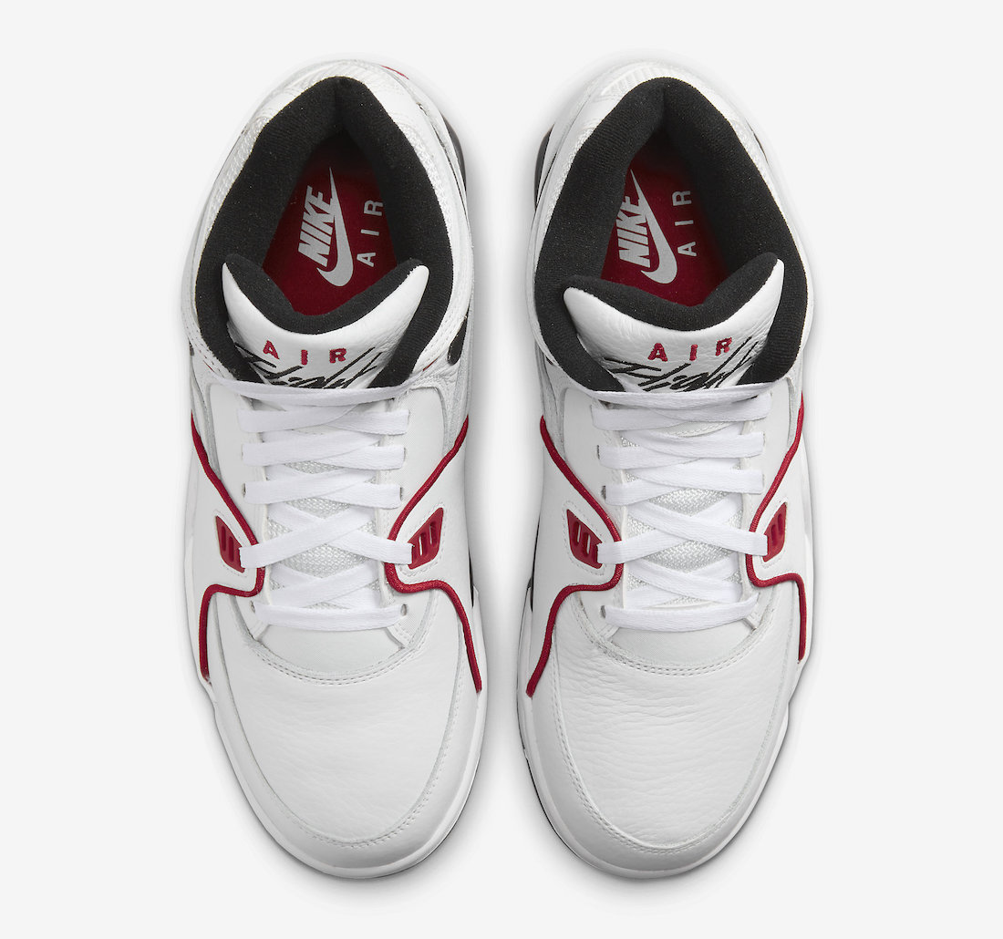 Nike Air Flight 89 White Black Red FD9928-101 Release Date