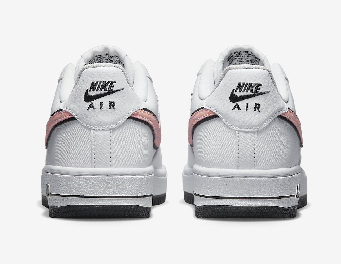 Nike Air Force 1 Low GS White Sunset Glow Doll DZ6307-100 Release Date