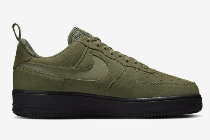 suede olive green air force 1