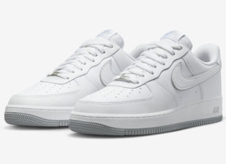 Nike Air Force 1 Low White Grey DV0788 100 Release Date 4 324x235