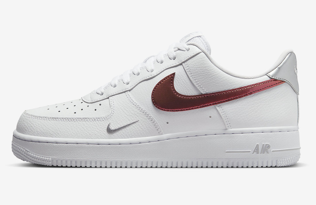 Nike Air Force 1 Low White Picante Red Wolf Grey FD0654-100 Release Date