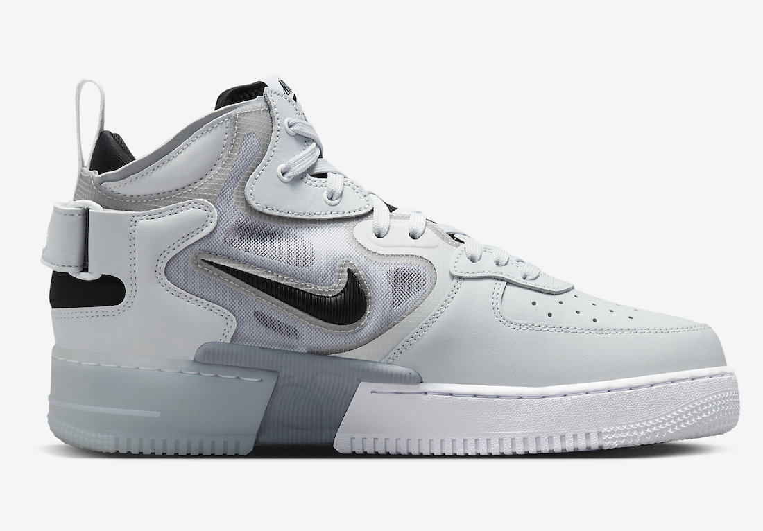 Nike Air Force 1 Mid React Grey DV0784-001 Release Date