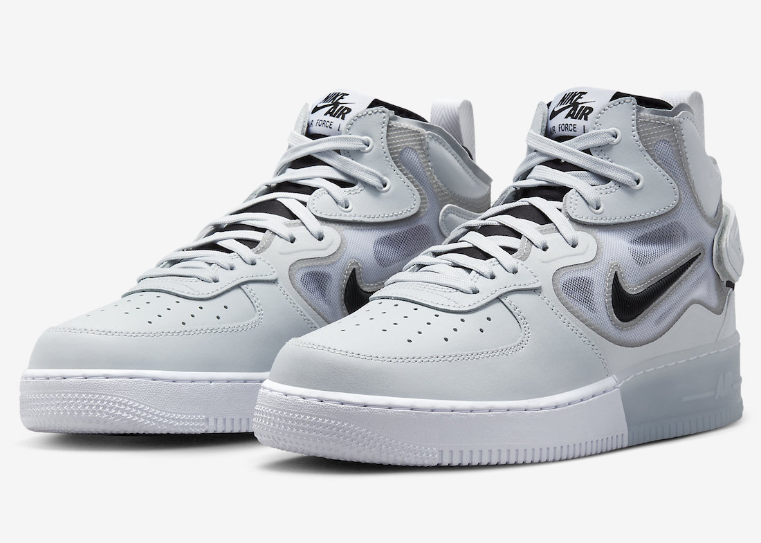 Nike Air Force 1 Mid React Surfaces in Shades of Grey