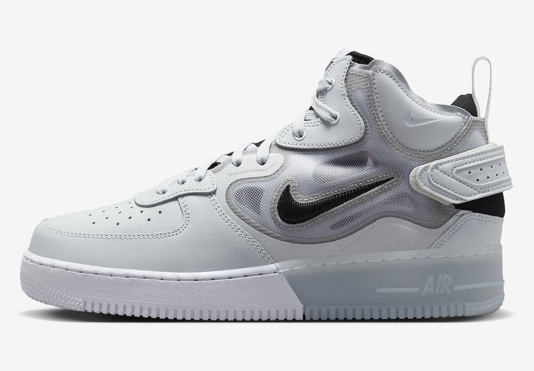 Nike Air Force 1 Mid React Grey DV0784-001 Release Date | SBD