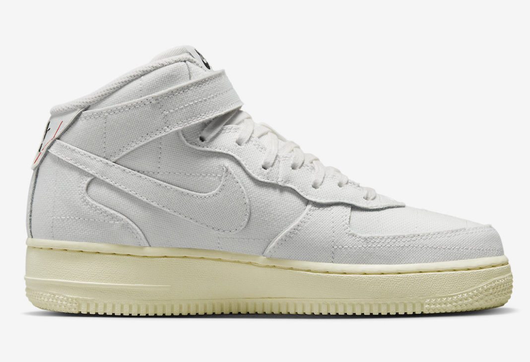 Nike Air Force 1 Mid White Canvas DZ4866-121 Release Date | SBD