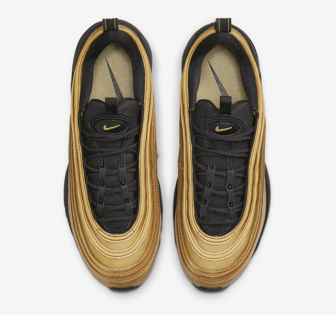 mens nike air max 97 gold