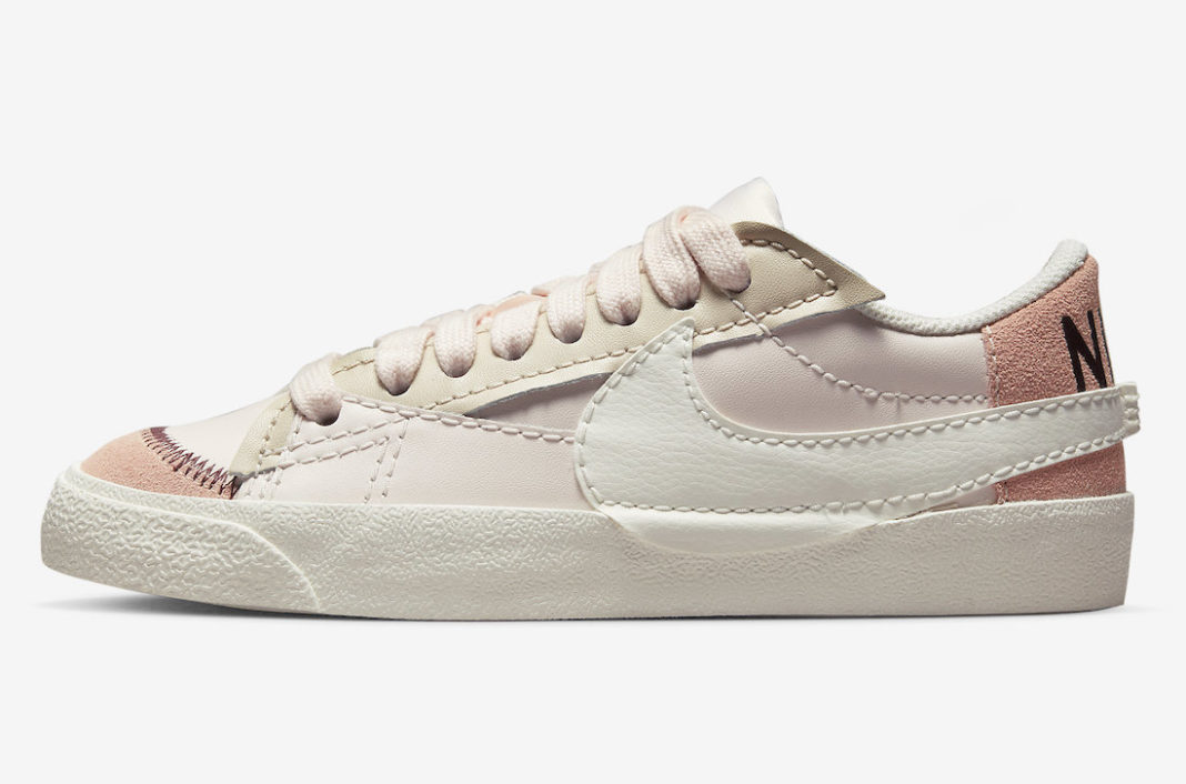 nike blazer low pink suede