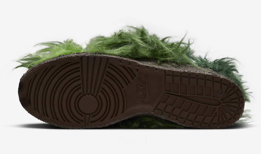 Nike CPFM Flea 1 Overgrown Grinch DQ5109-300 Release Date Outsole