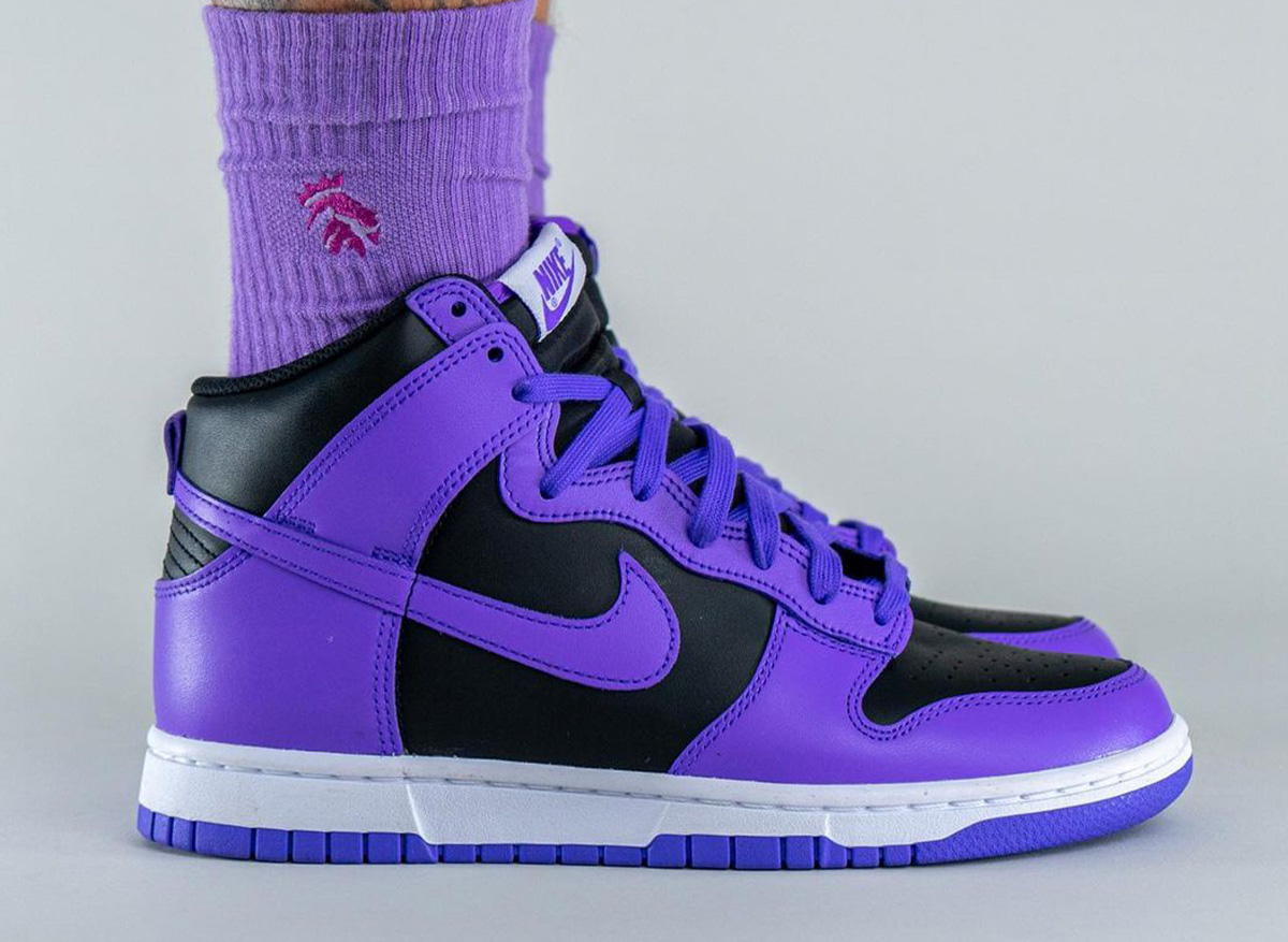 Nike Dunk High Purple Black Release Date