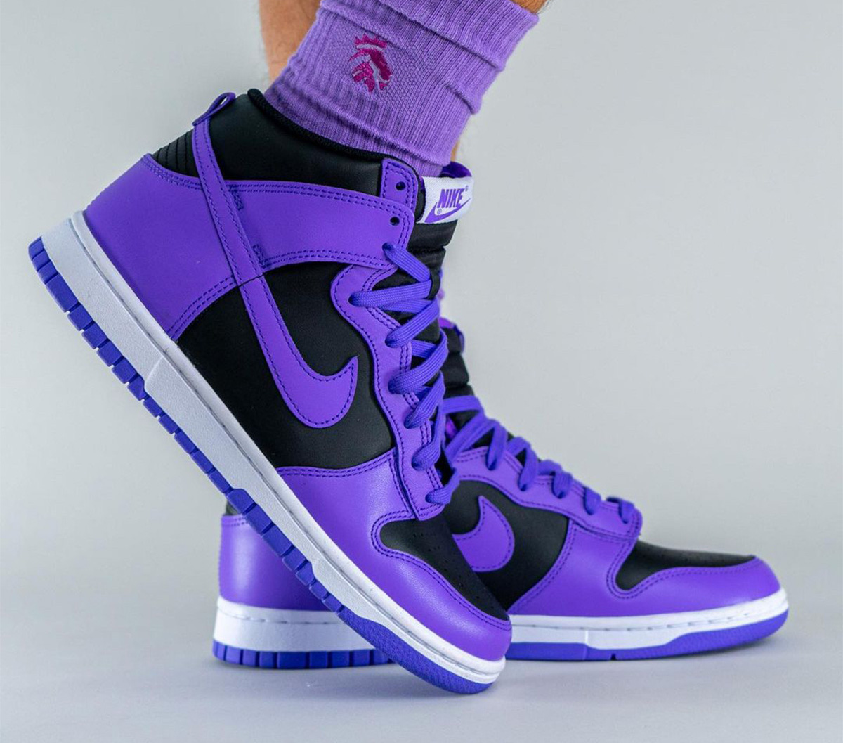 Nike Dunk High Purple Black Release Date 3