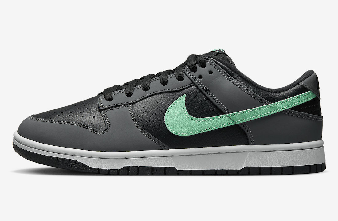 Nike Dunk Low Black Grey Green Glow Release Date
