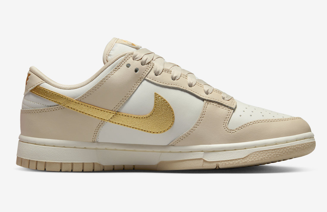 Nike Dunk Low Gold Swoosh DX5930-001 Release Date