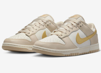 Nike Dunk Low Gold Swoosh DX5930-001 Release Date