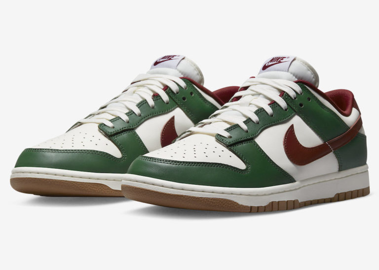 Nike Dunk Low Gorge Green Team Red FB7160-161 Release Date â Digiwaxx Radio