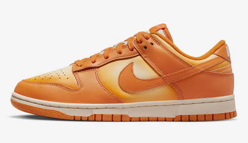 Nike Dunk Low Magma Orange official release dates 2022