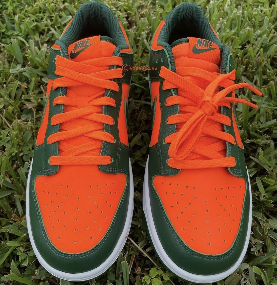 Nike Dunk Low Miami Hurricanes DD1391-300 Release Date | SBD