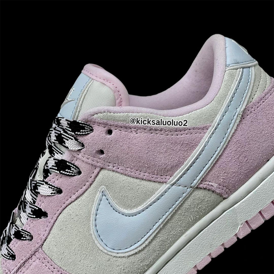 Nike Dunk Low Pink Suede Release Date 1