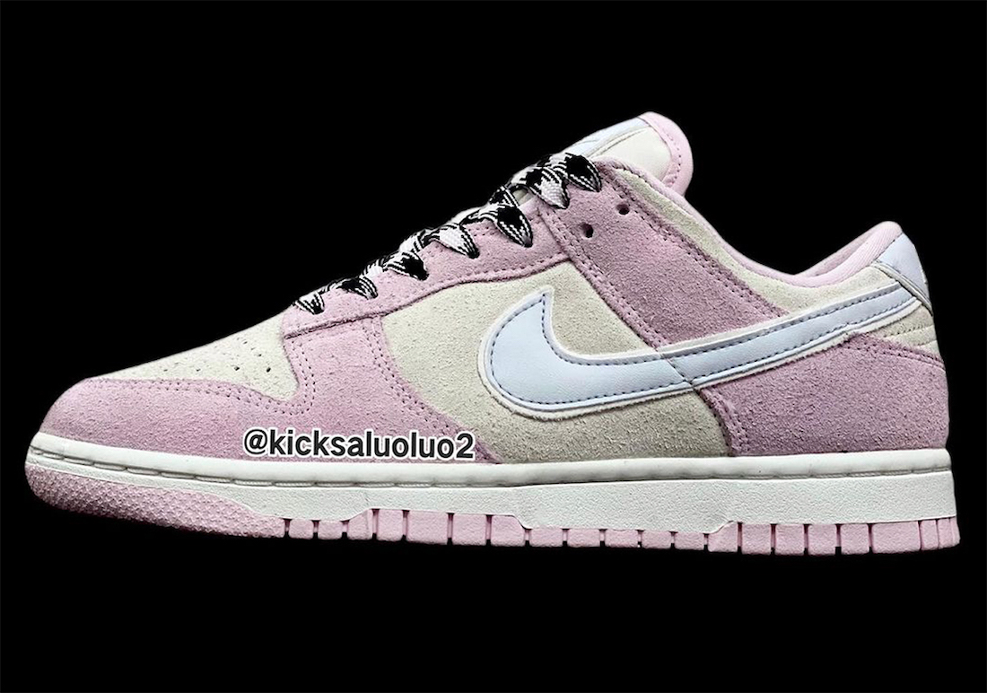Nike Dunk Low Pink Suede Release Date