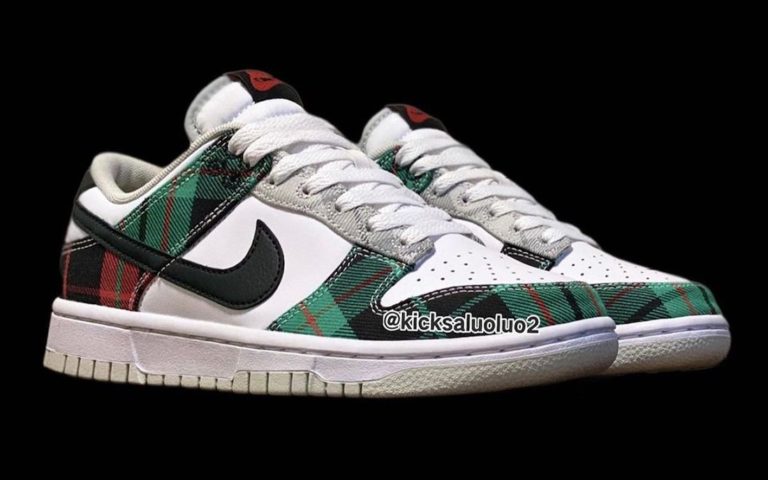 nike dunk plaid