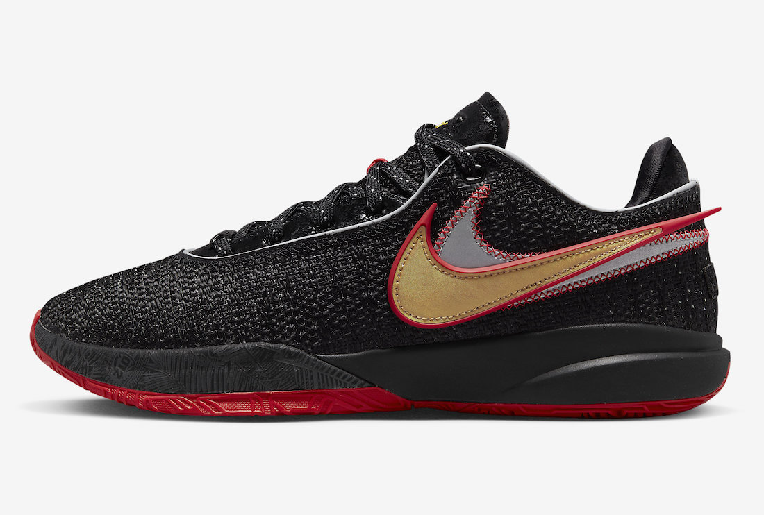 Nike LeBron 20 Bred Black University Red DJ5423-001 Release Date | SBD