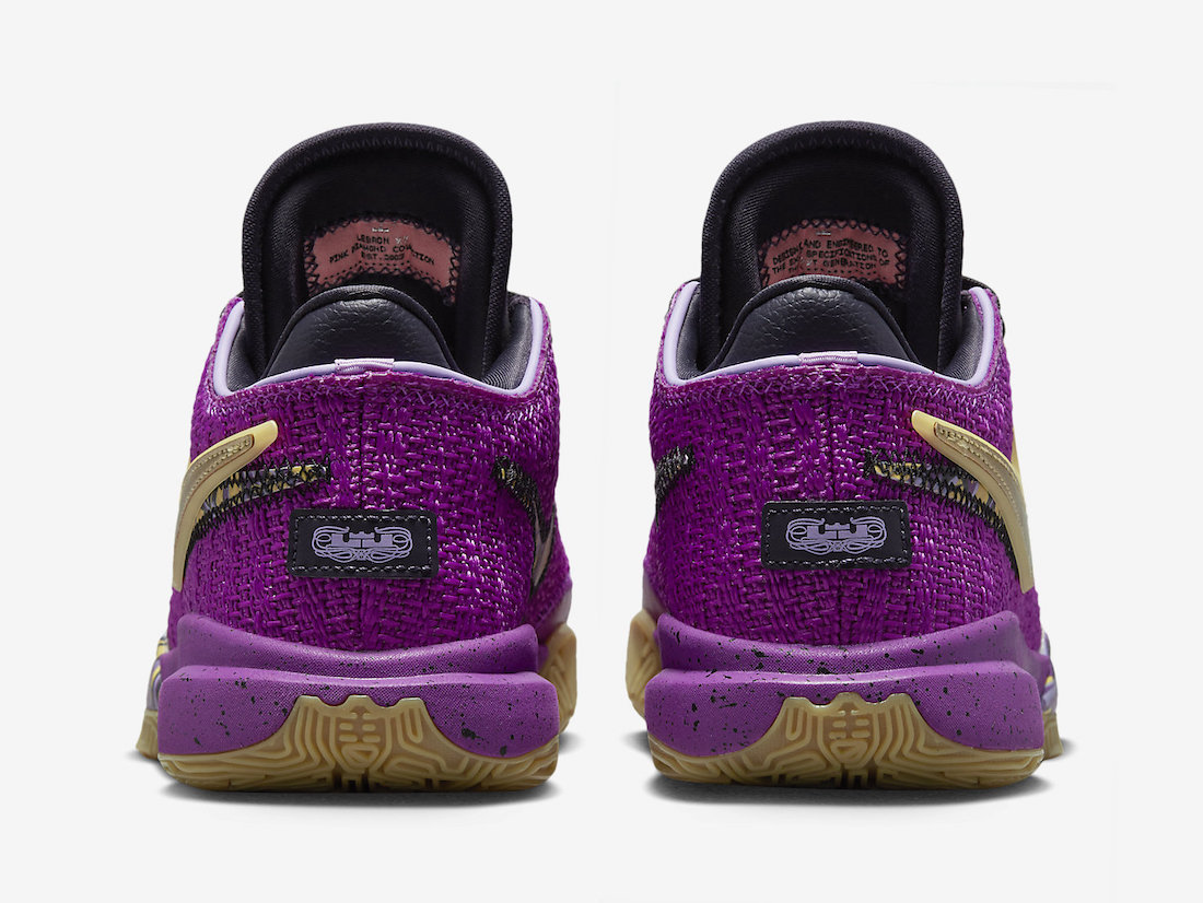 Nike LeBron 20 GS Vivid Purple FD0207 500 Release Date 5