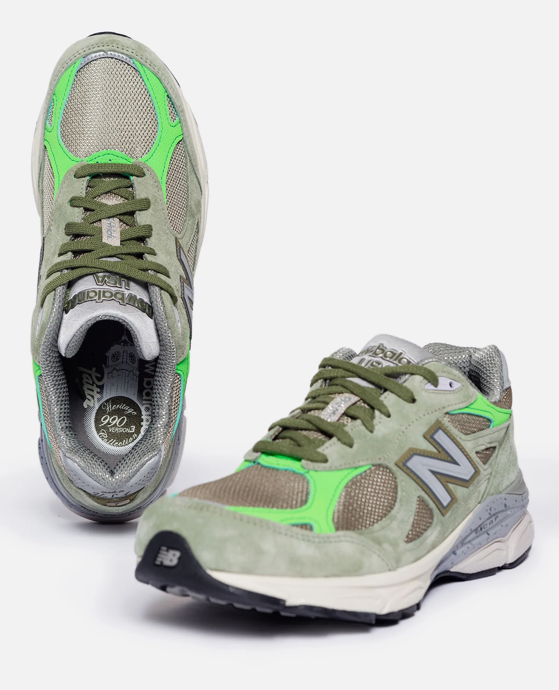 Patta New Balance 990v3 Olive M990PP3 Release Date