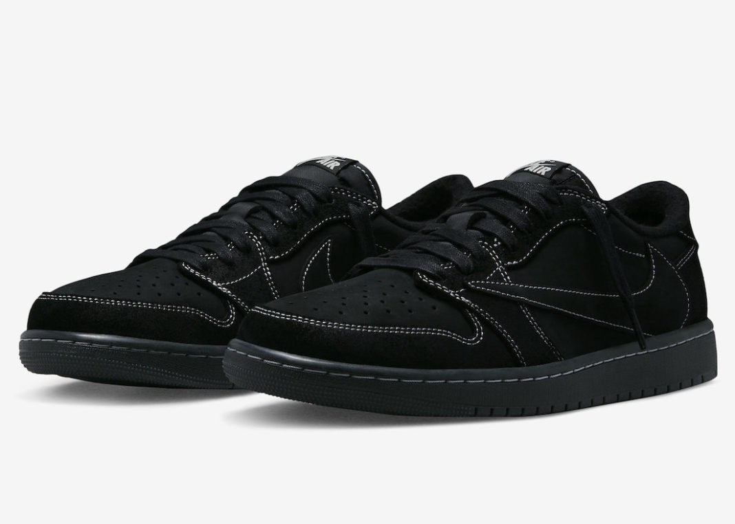 Travis Scott x Air Jordan 1 Low Black Phantom DM7866-001 Release